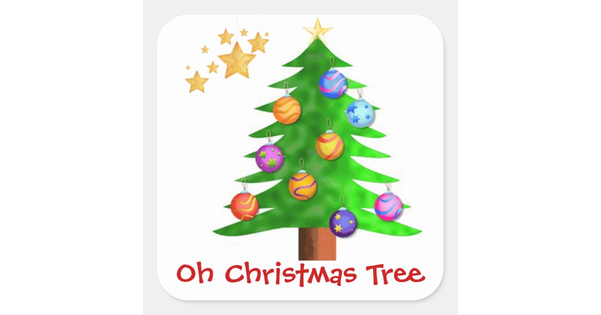 Download Oh Christmas Tree Stickers | Zazzle.com