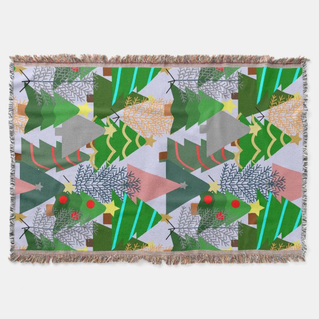 Oh Christmas Tree! Throw Blanket (Front)