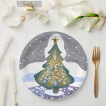Oh Christmas Tree | Watercolor Winter Painting