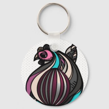 Oh  Cluck! Keychain by Boobins at Zazzle