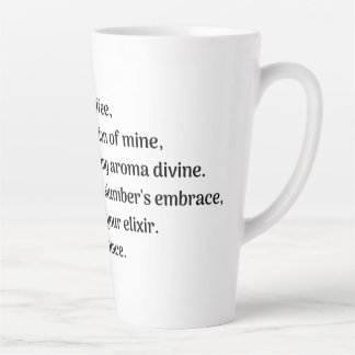 Oh coffee, latte mug