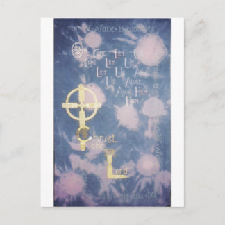 Oh Come Let Us Adore Him Postcard