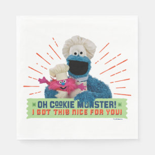 Oh Cookie Monster! I Got This Nice For You Napkins