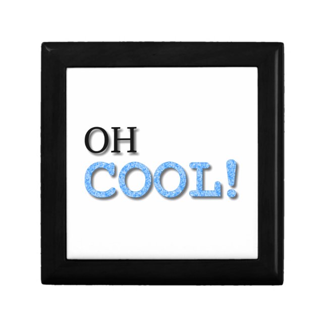 Oh Cool Text Gift Box (Front)