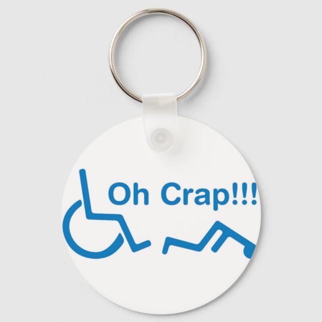 oh crap keychain (Front)