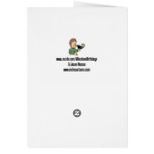 Oh Crepe French Flag 50th Birthday Card (Back)