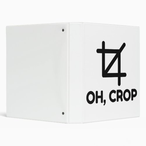 OH CROP 3 RING BINDER