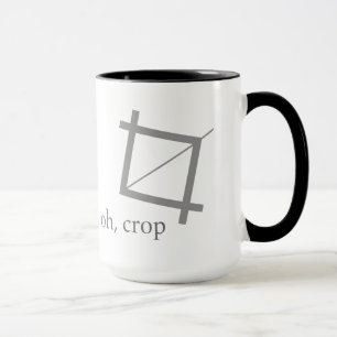 Oh Crop Designer Photoshop Geek Nerd Art Mug