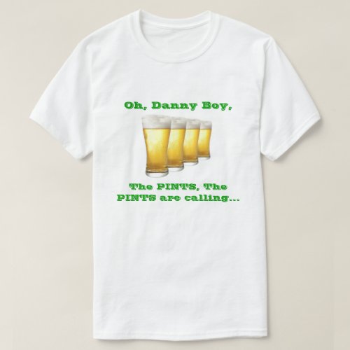 Oh Danny Boy double sided T_Shirt