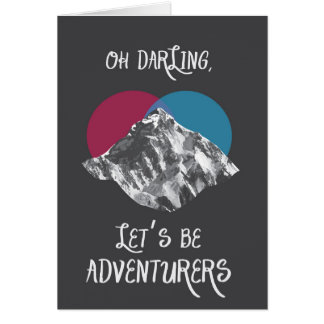 Oh Darling Let's Be Adventurers Cards