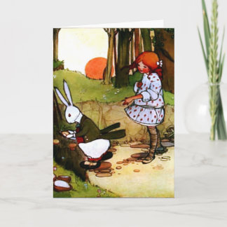 Oh Dear! Oh Dear! I Shall be Late! Greeting Cards