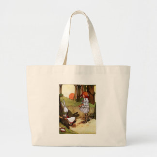 Oh dear! Oh dear!  I shall be too late! Large Tote Bag