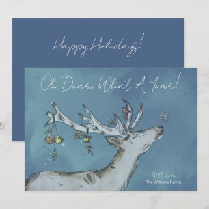 Oh Dear What A Year Holiday Card