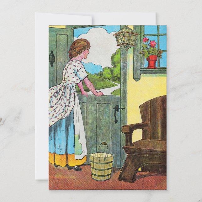 Oh, dear, what can the matter be? invitation (Front)