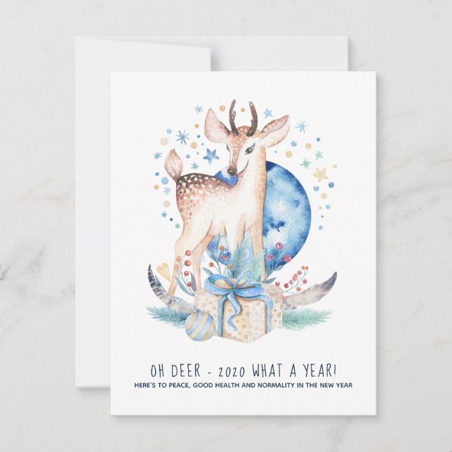 Oh Deer 2020 what a year! Christmas Holidays Cute (Front)