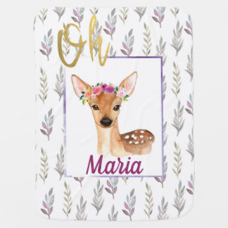 Oh Deer Baby Blanket