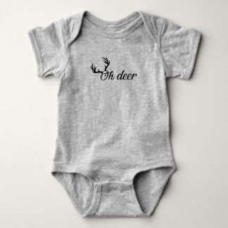 Oh deer baby body suit bodysuit