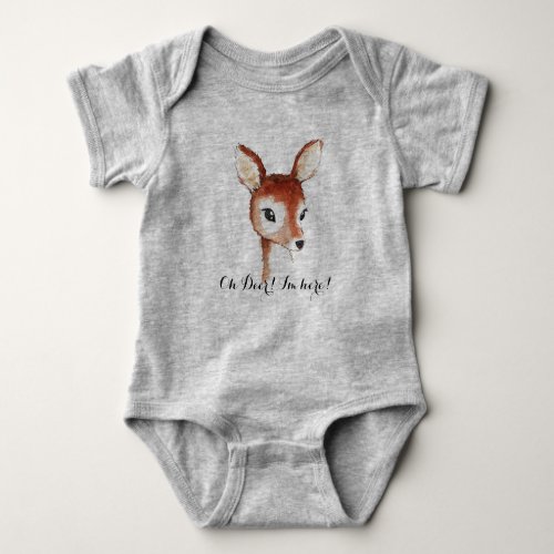 Oh Deer Baby Bodysuit