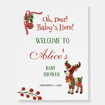 Oh, Deer! Baby’s Here! – Christmas Baby Shower