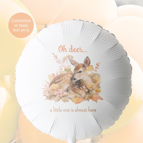 Oh Deer Baby Shower Balloon Decoration