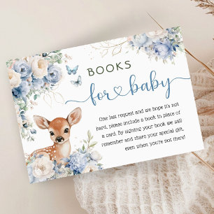 Oh Deer Baby Shower Boy Books for Baby Enclosure Card