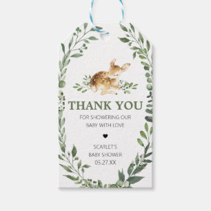 Oh Deer Baby Shower Favor Tags