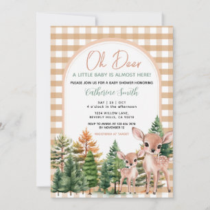 Oh Deer Baby Shower Invitation