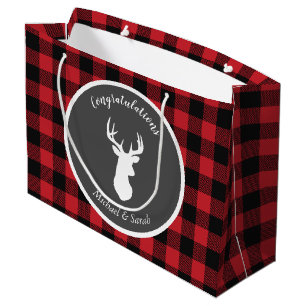 Oh Deer Baby Shower Large Gift Bag
