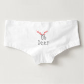 Oh Deer Christmas Boyshorts (Back)
