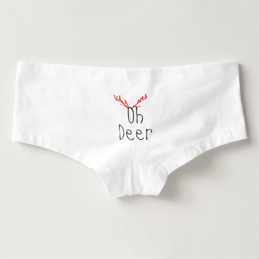 Oh Deer Christmas Boyshorts (Back)