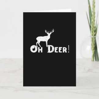 Oh Deer Clean Graphic Style Card