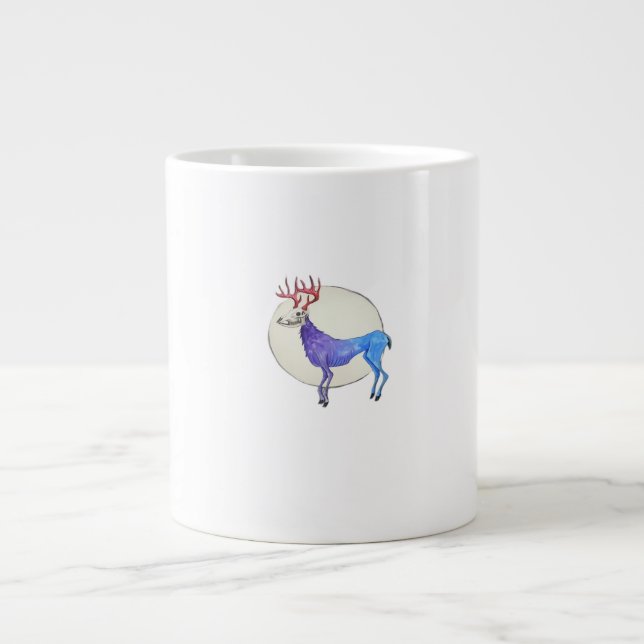Oh Deer Clean Graphic Style  Giant Coffee Mug (Front)