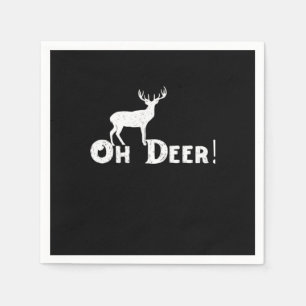 Oh Deer Clean Graphic Style Napkins