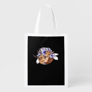 Oh Deer Clean Minimal Style Grocery Bag