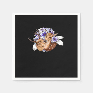 Oh Deer Clean Minimal Style Napkins