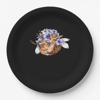 Oh Deer Clean Minimal Style Paper Plates