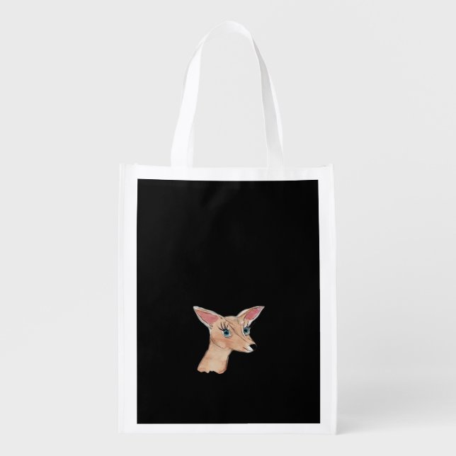 Oh Deer Clean Modern  Grocery Bag (Front)