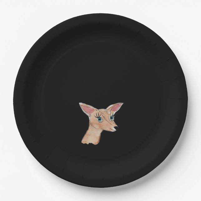 Oh Deer Clean Modern   Paper Plates (Front)