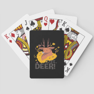 Oh Deer Creative Design Poker Cards