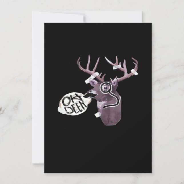 Oh Deer Creative Signature Design Holiday Card (Front)