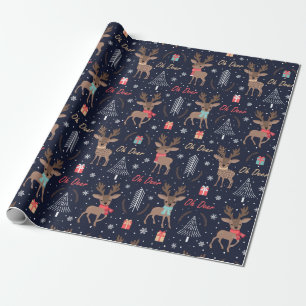 Oh Deer Cute Christmas Wrapping Paper