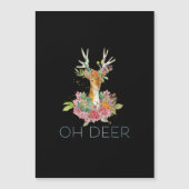 Oh Deer Cute Colorful Deer Minimal Design  (Front)