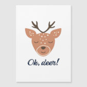 Oh Deer Deer Love Save The Deer Creative Design (Front)