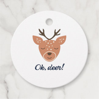 Oh Deer Deer Love Save The Deer Creative Design Favor Tags
