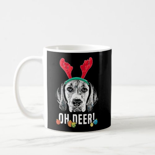 Oh Deer Funny Harrier Xmas Coffee Mug
