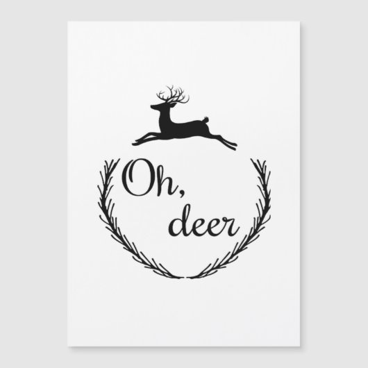 Oh Deer Funny Style Design (Front)