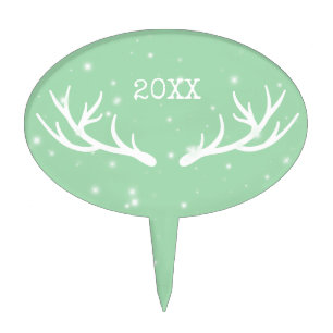 Oh Deer Holiday Cake Pick