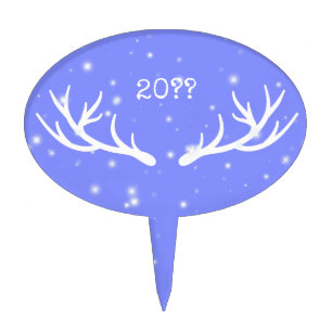 Oh Deer Holiday Cake Pick