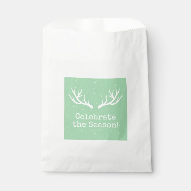Oh Deer Holiday Favour Bags (Front)