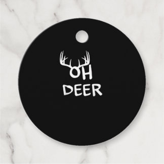 Oh Deer Hunter Rustic Outdoor Design Favor Tags